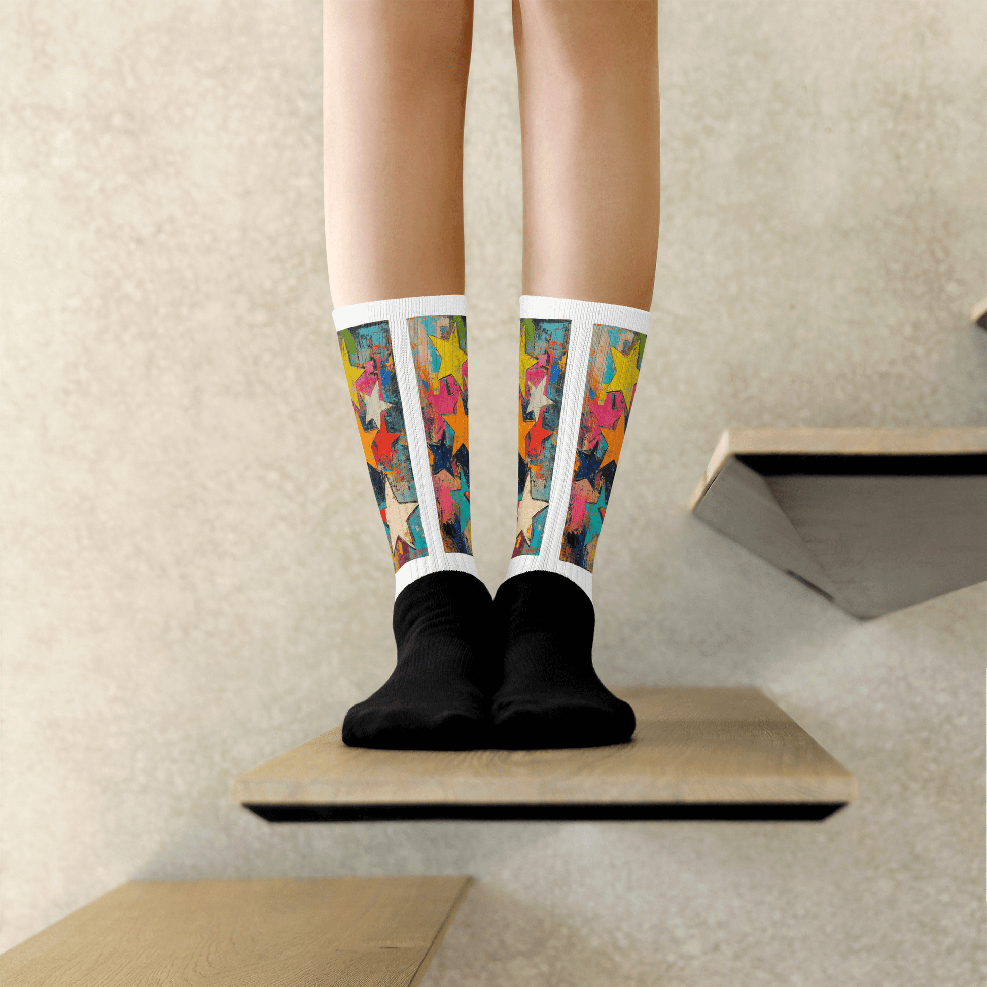 🧦 CALCETINES ESTRELLAS COLORES URBAN Unisex 🧦.