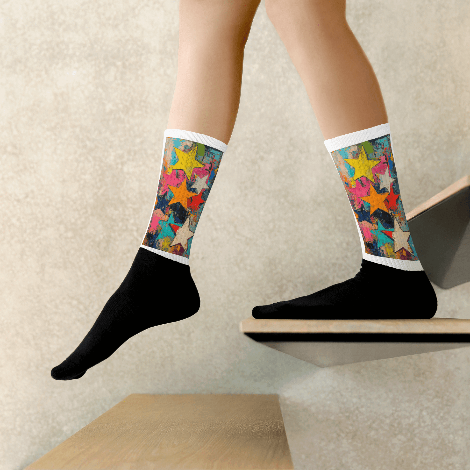 🧦 CALCETINES ESTRELLAS COLORES URBAN Unisex 🧦.