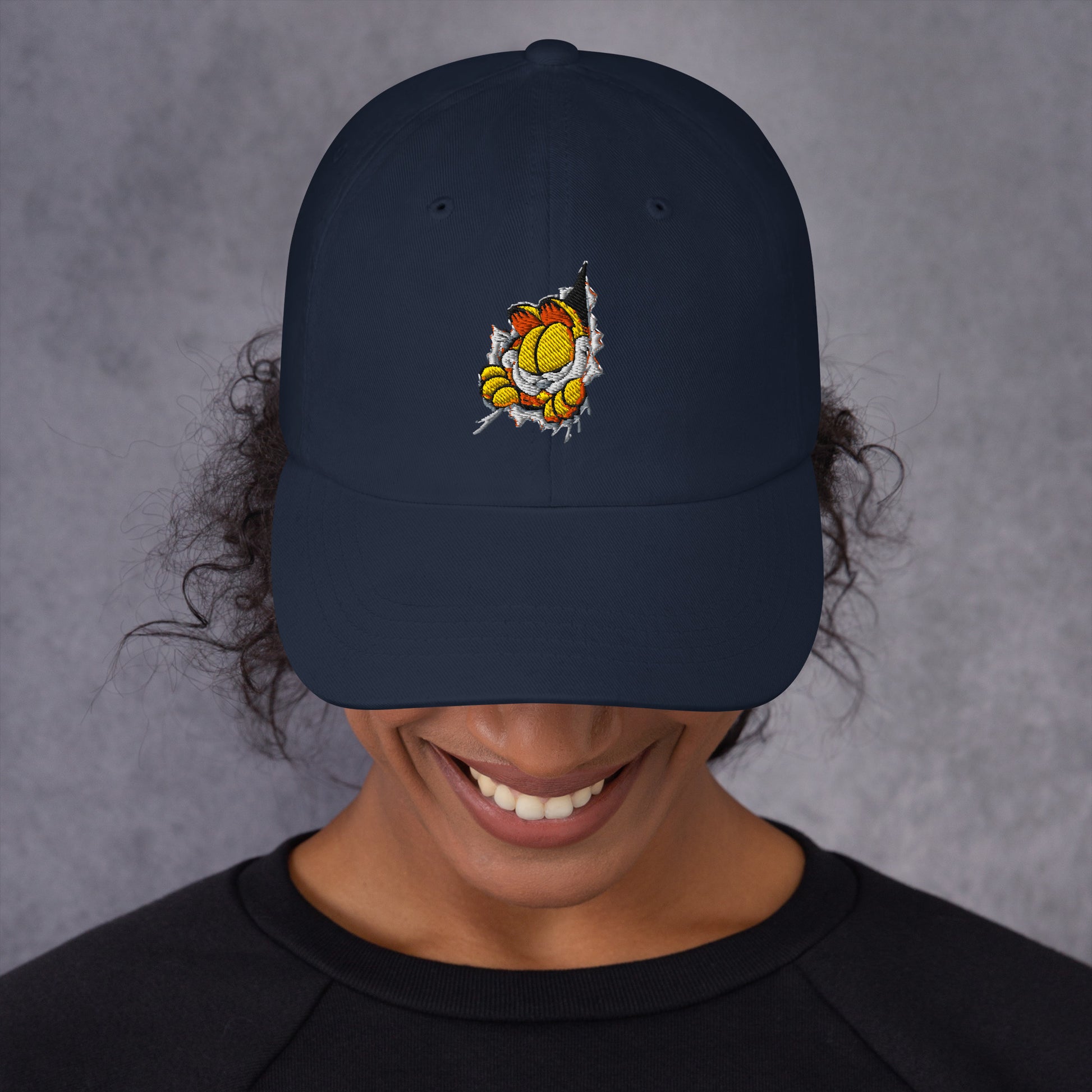 🔵 GARFIELD 🔵 - Gorra Bordada URBAN Unisex 🔵.