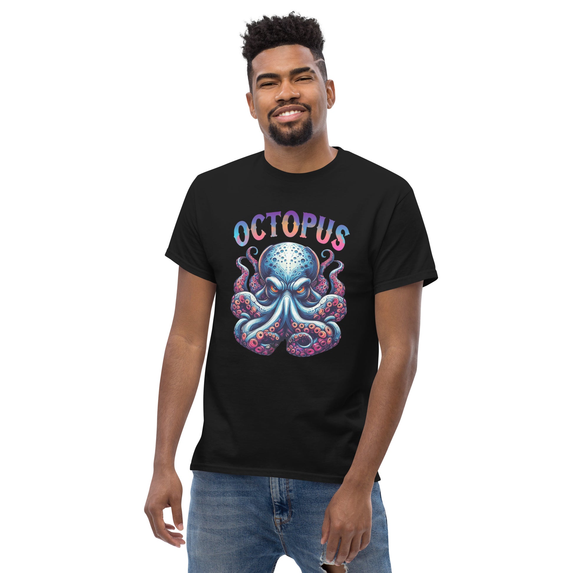 🔵🐙 OCTOPUS 🕹️ - Camiseta Unisex 🎯.