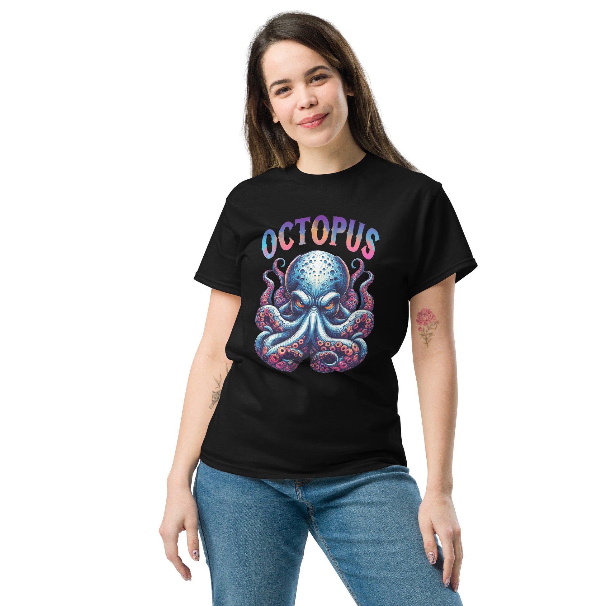 🔵🐙 OCTOPUS 🕹️ - Camiseta Unisex 🎯.