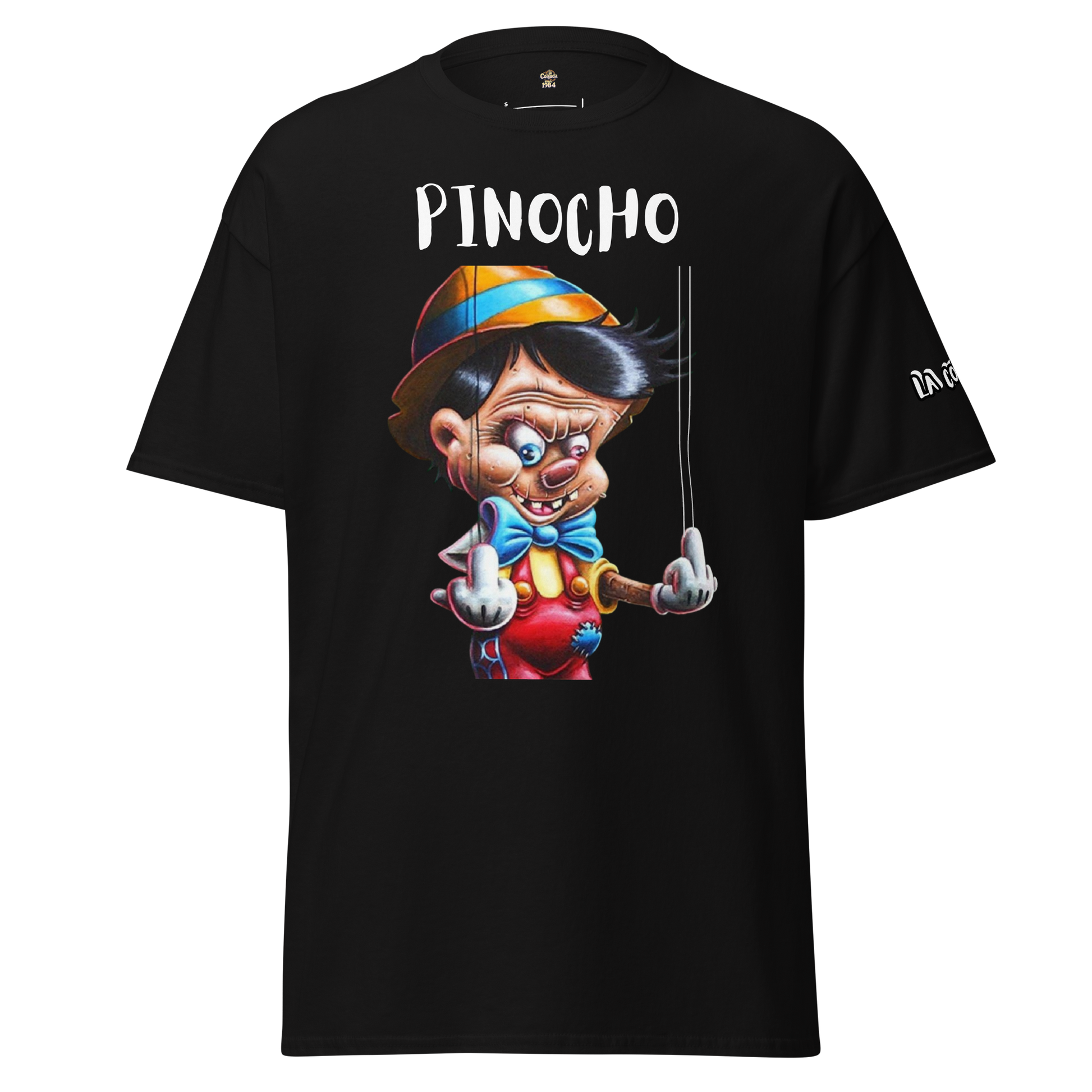 🔵🎭 PINOCHO 🎭 - Camiseta Unisex 🎯.