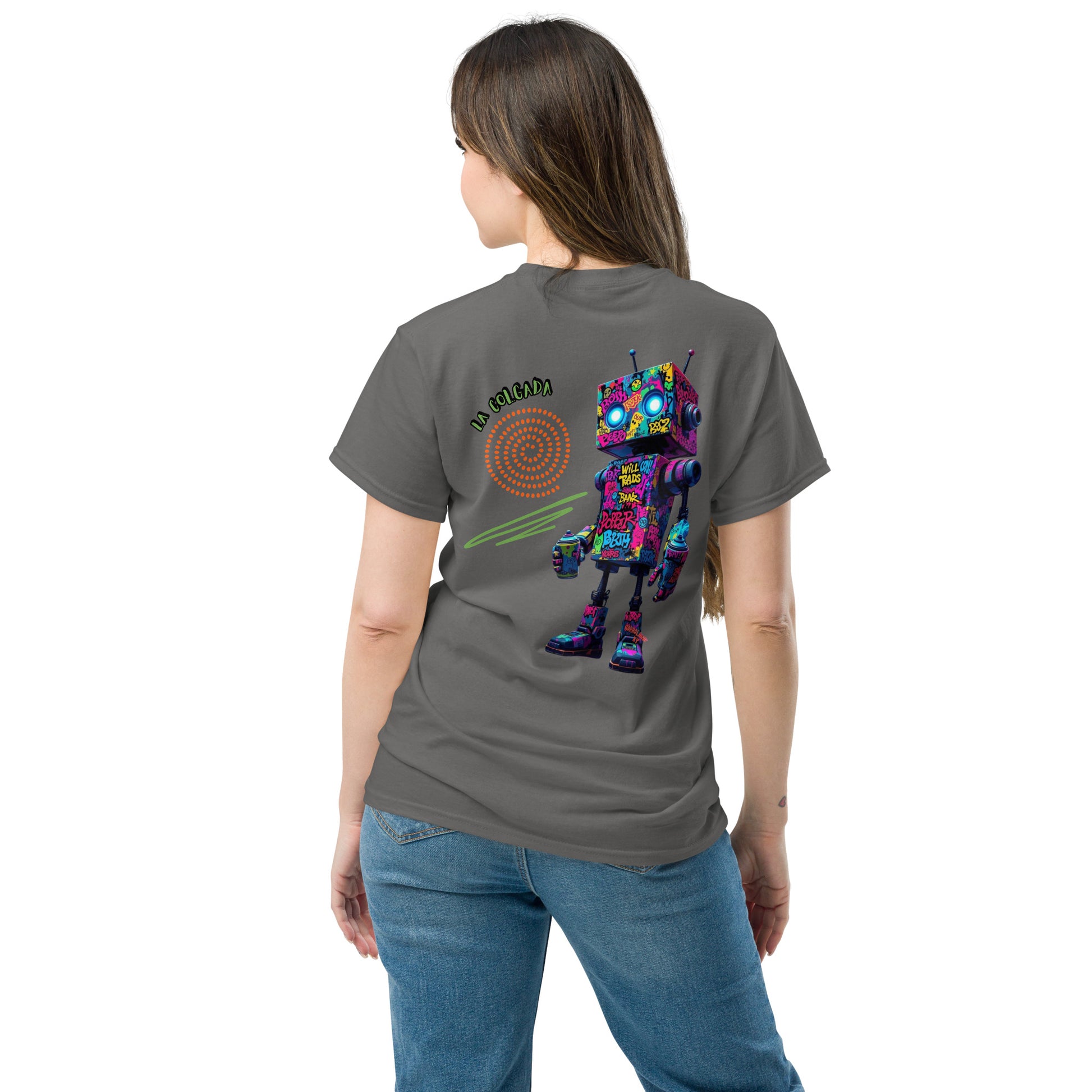 🔵🤖 ROBOT AZ 🕹️ - Camiseta Unisex 🎯.