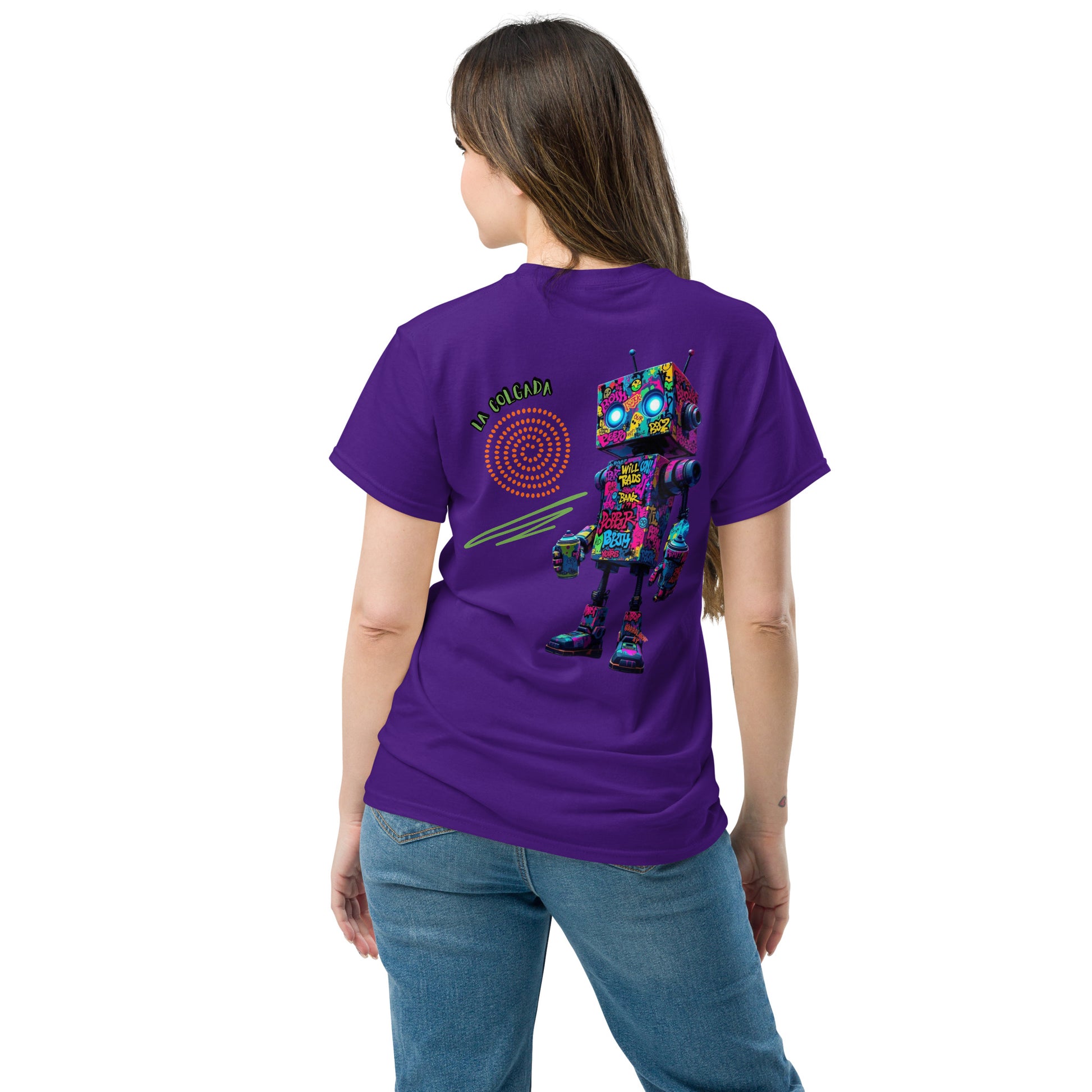 🔵🤖 ROBOT AZ 🕹️ - Camiseta Unisex 🎯.