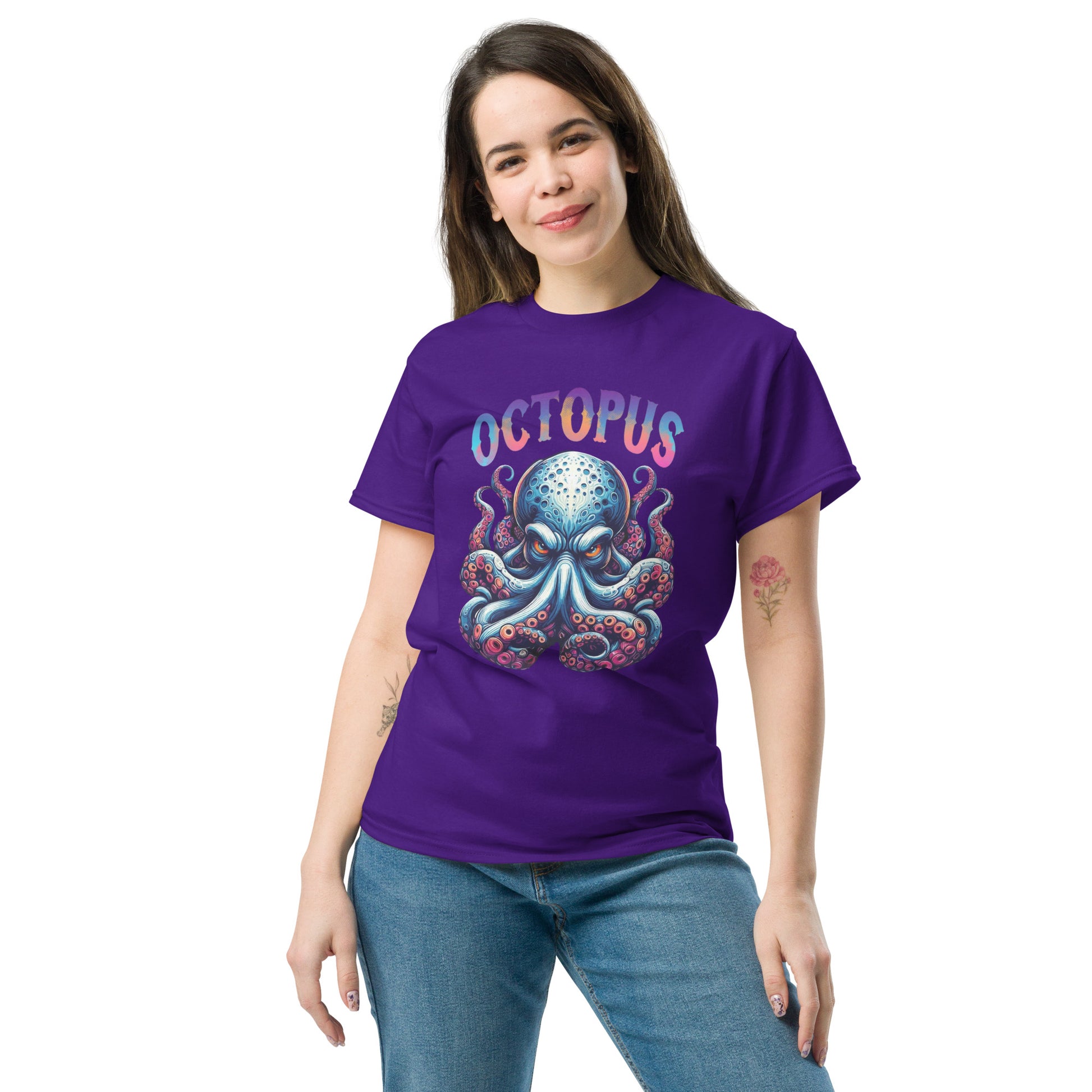 🔵🐙 OCTOPUS 🕹️ - Camiseta Unisex 🎯.