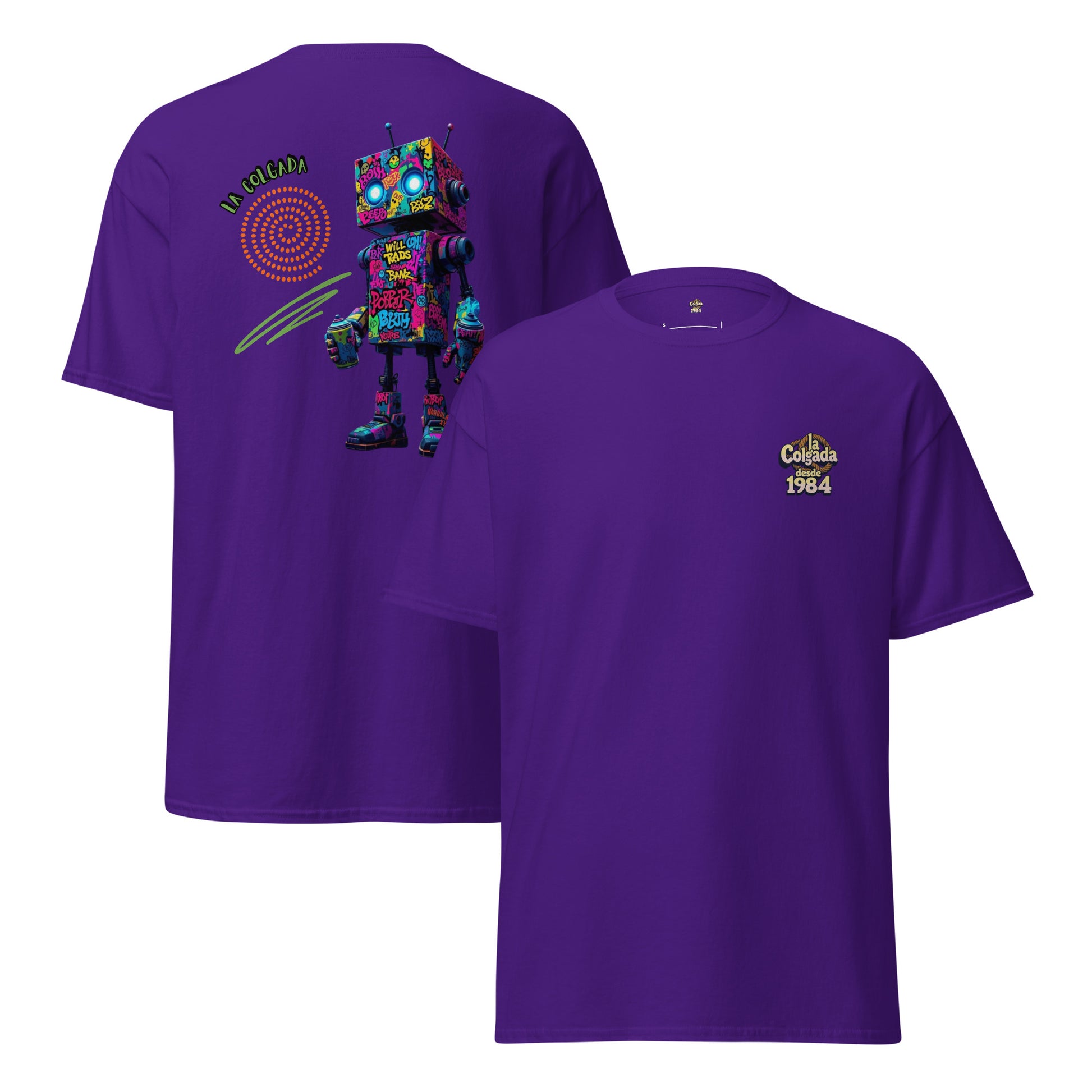 🔵🤖 ROBOT AZ 🕹️ - Camiseta Unisex 🎯.