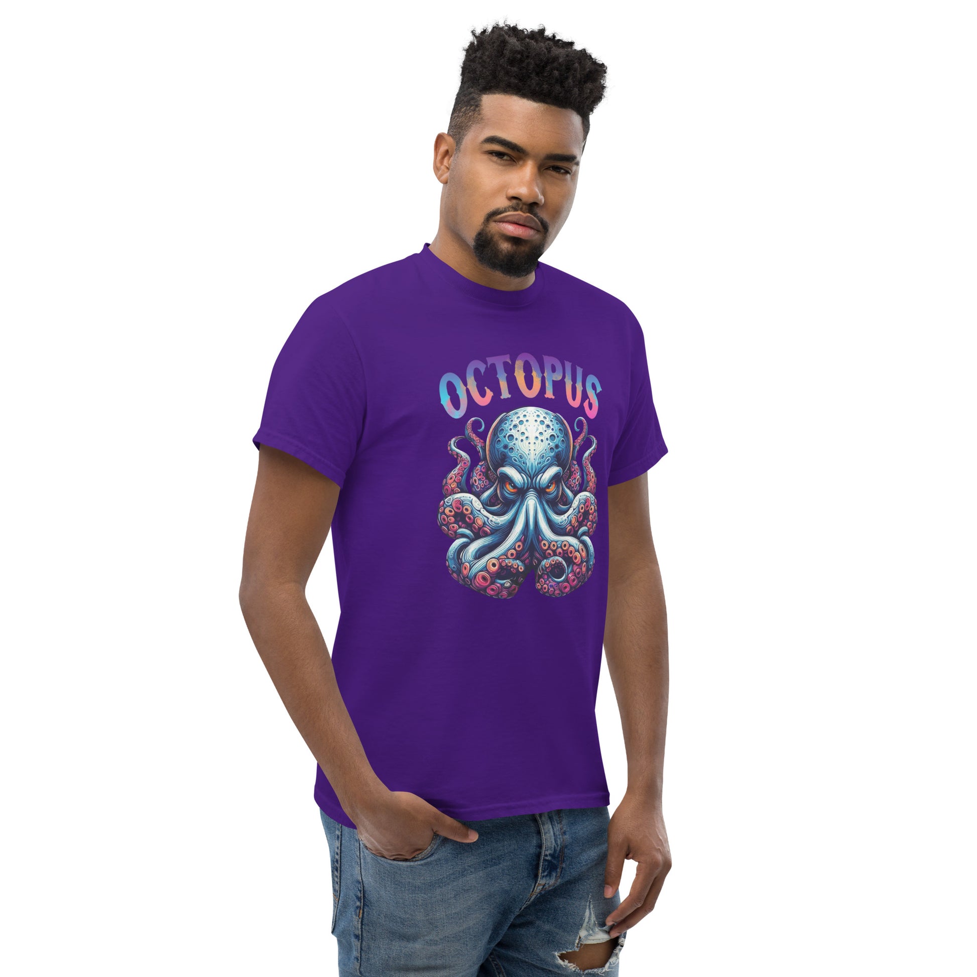 🔵🐙 OCTOPUS 🕹️ - Camiseta Unisex 🎯.