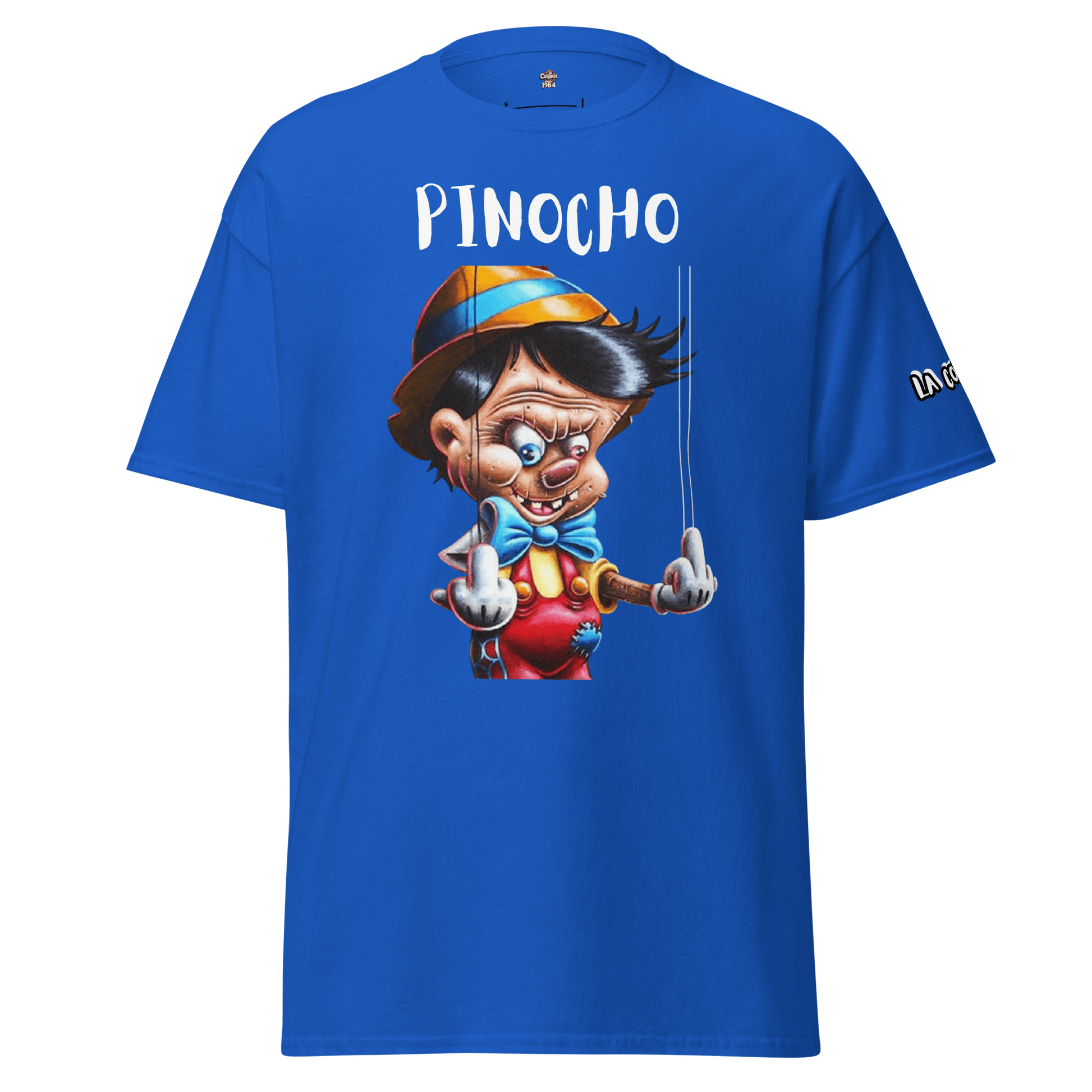 🔵🎭 PINOCHO 🎭 - Camiseta Unisex 🎯.