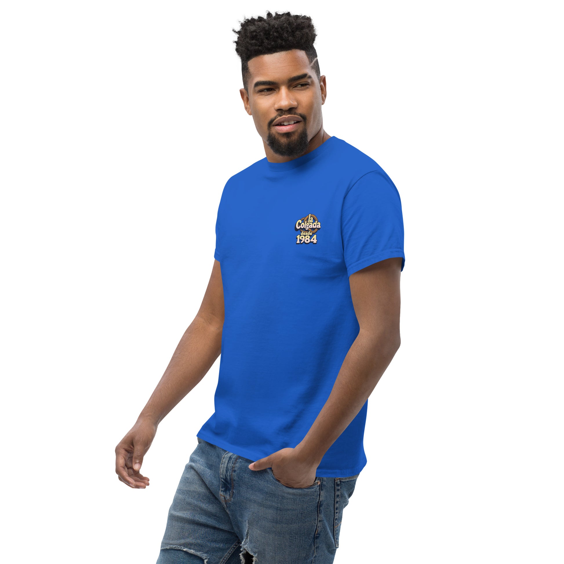 🔵🎯 TRIO COLGADO 🕹️ - Camiseta  Unisex 🎯.