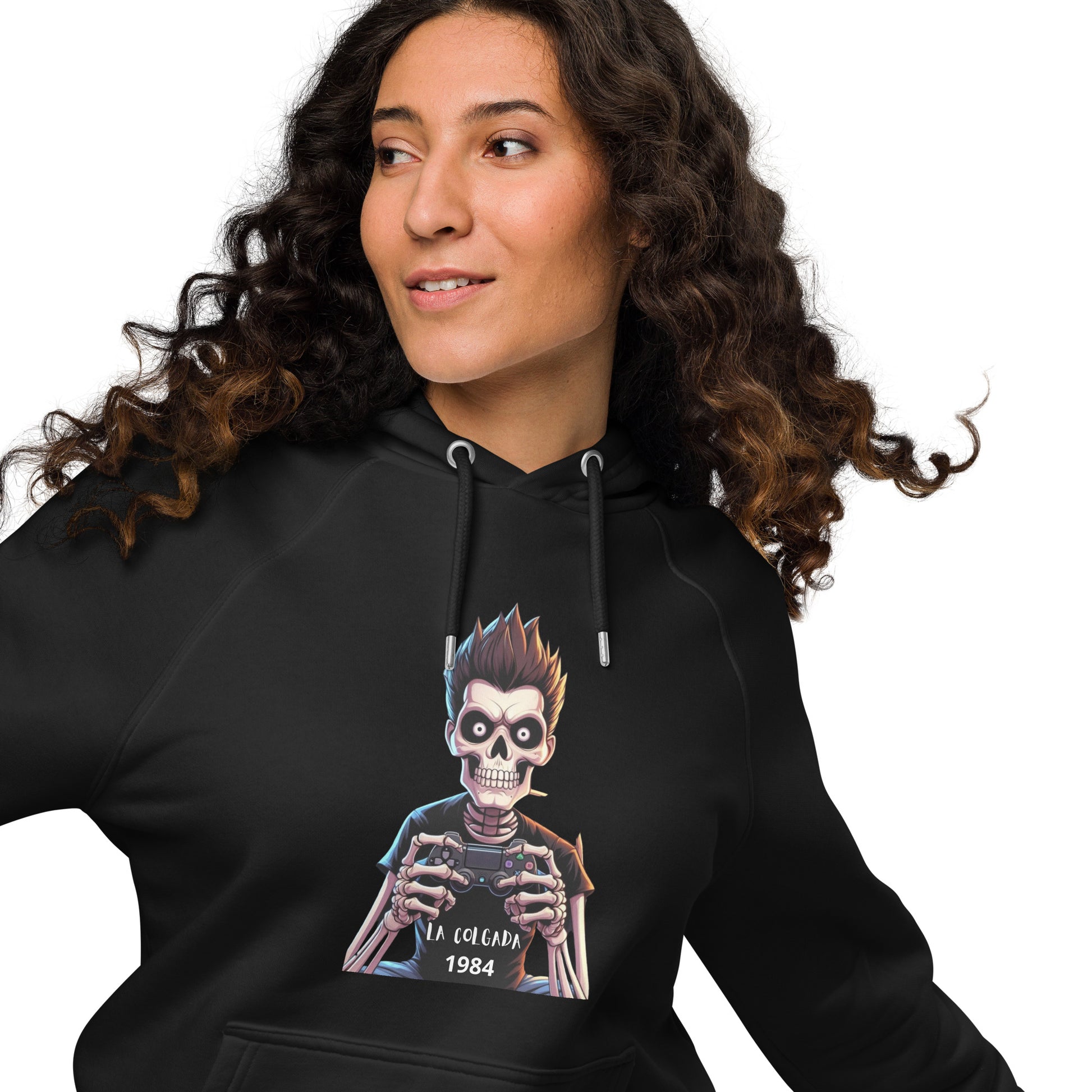 🔵💀🎮 SUDADERA CALAVERA GAMER - UNISEX 🎮💀🔵.