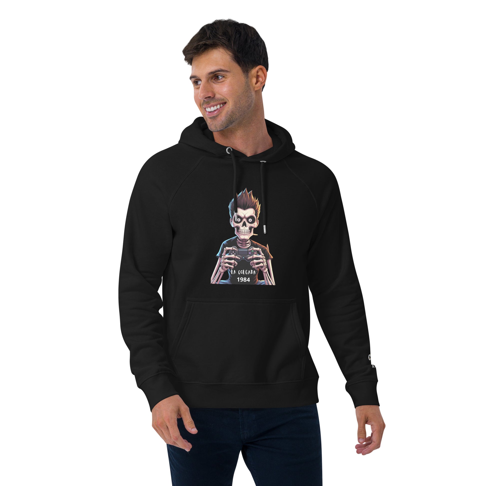 🔵💀🎮 SUDADERA CALAVERA GAMER - UNISEX 🎮💀🔵.