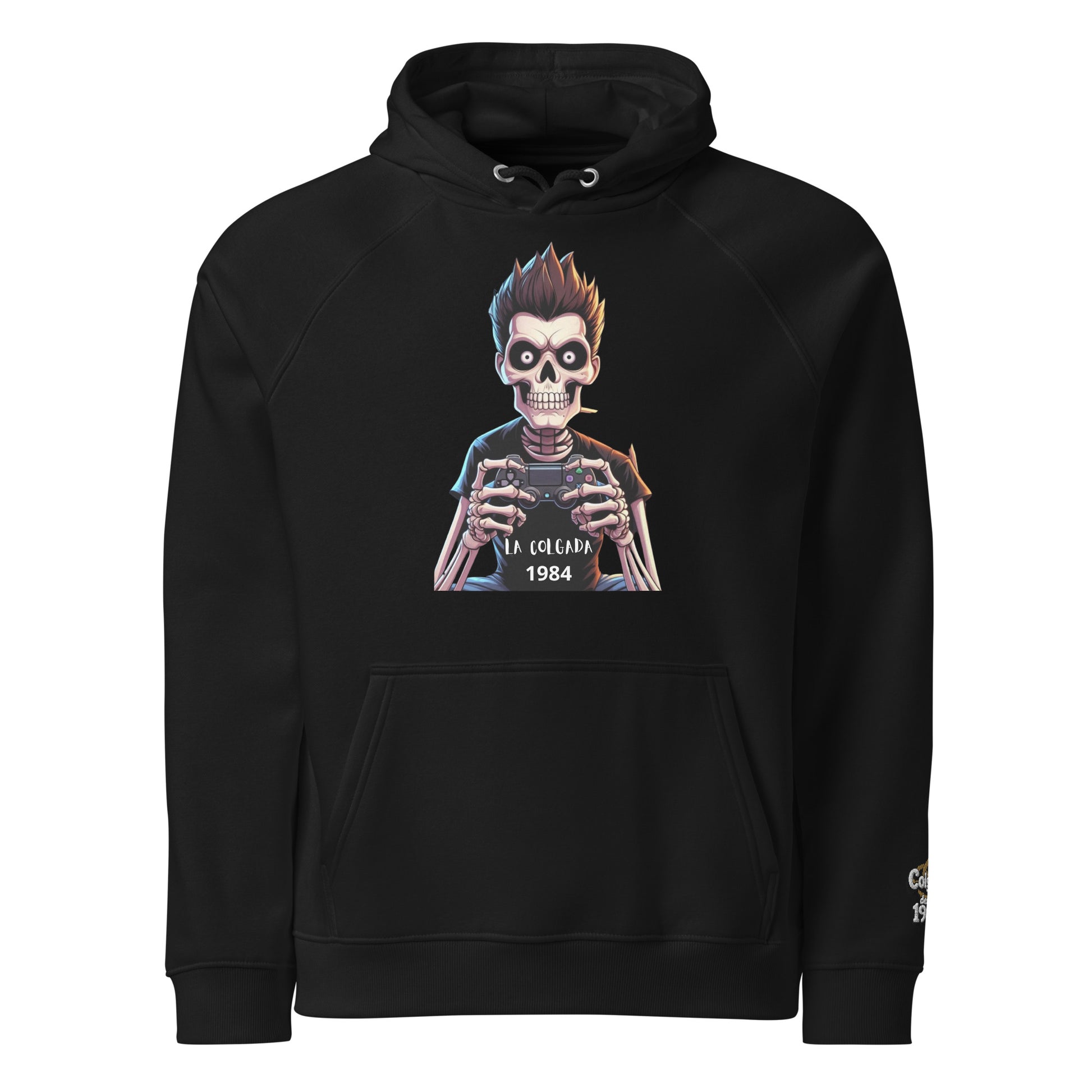 🔵💀🎮 SUDADERA CALAVERA GAMER - UNISEX 🎮💀🔵.