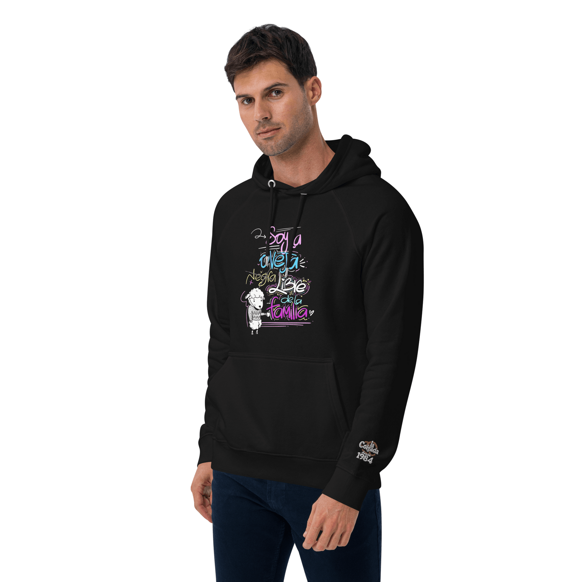 🔵🐑 SUDADERA LA OVEJA NEGRA - UNISEX 🐑🔵.
