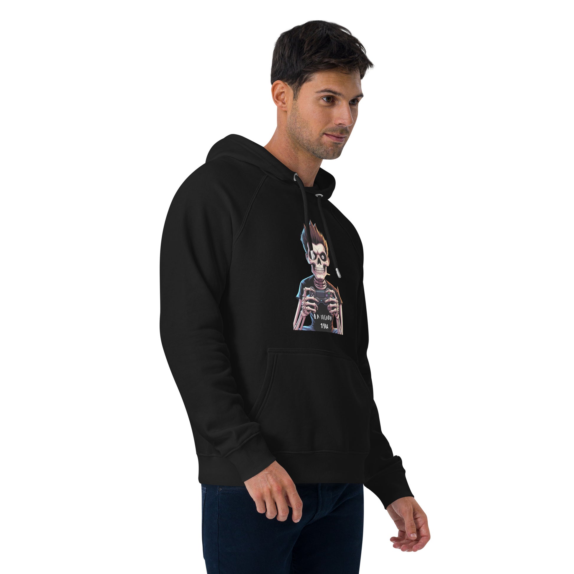 🔵💀🎮 SUDADERA CALAVERA GAMER - UNISEX 🎮💀🔵.