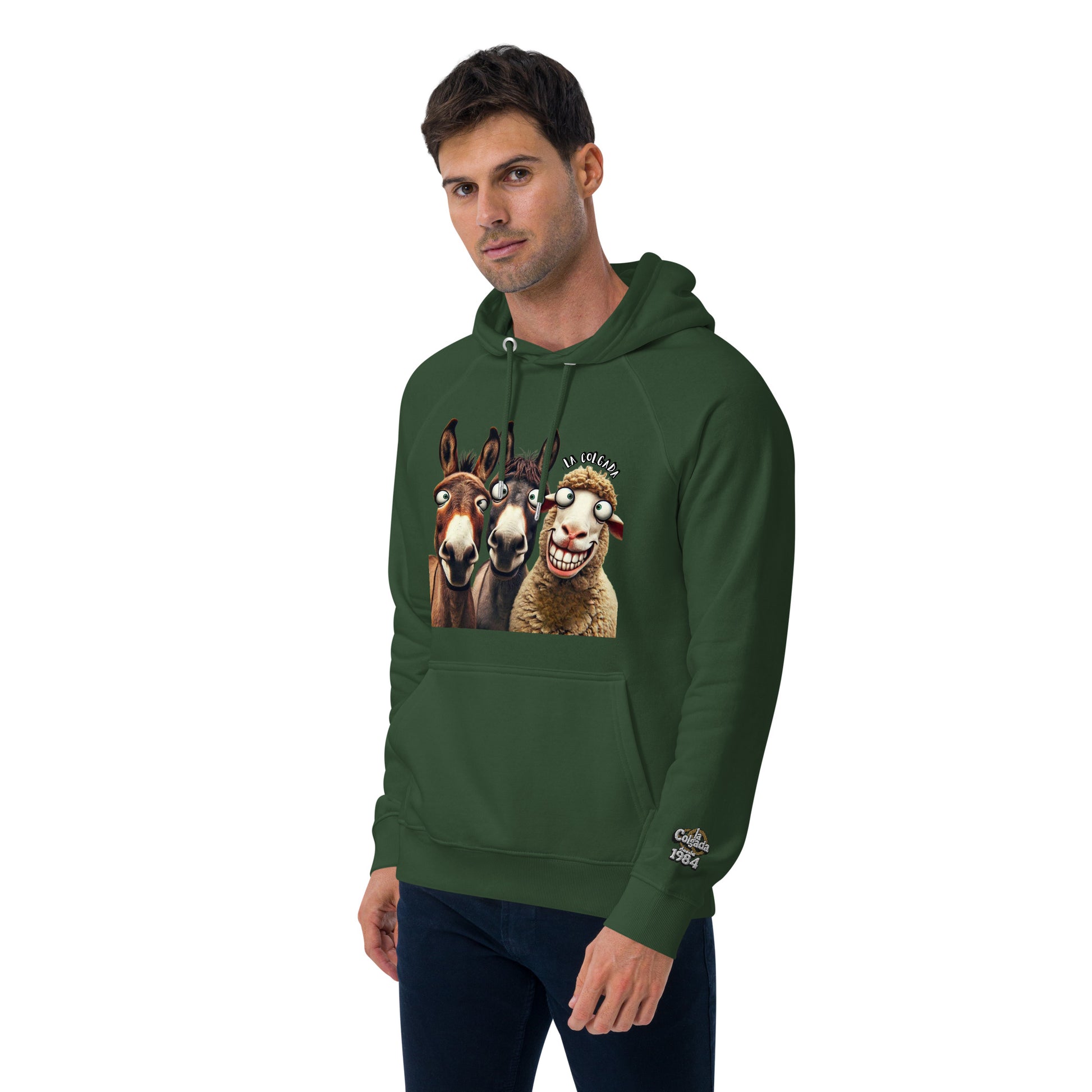 🔵🐑SUDADERA LA OVEJA COLGADA -UNISEX 🐑🔵.