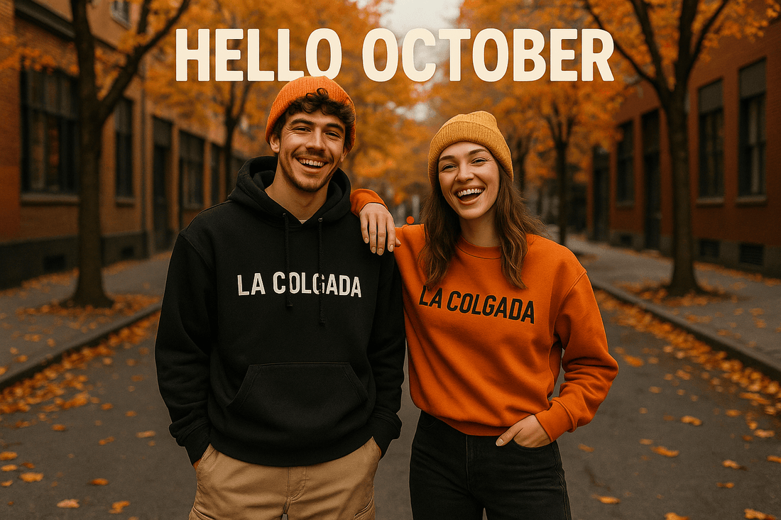 Octubre arranca: bienvenidos al otoño urbano con moda streetwear en colores cálidos.
