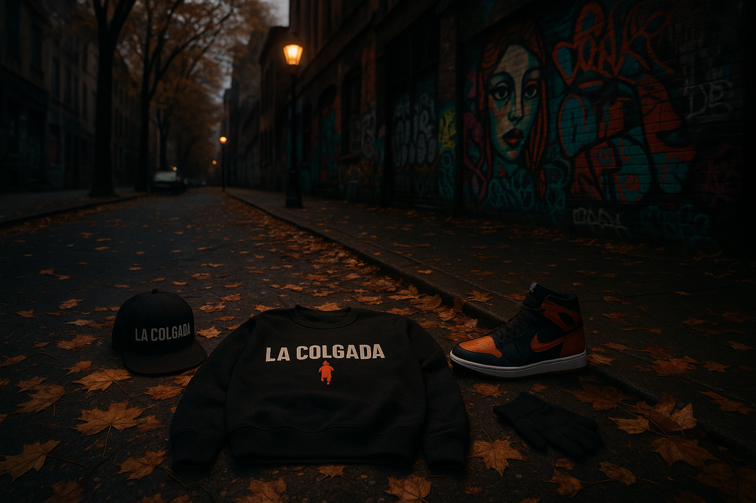 Finales de octubre: preparando el invierno urbano con estilo, ropa y accesorios de 'La Colgada' en calle de otoño.