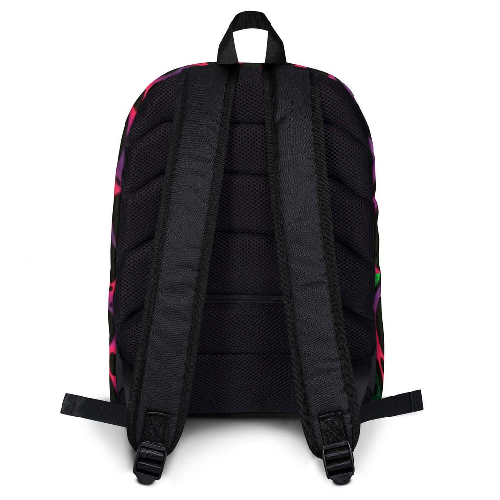 MOCHILA LUNARES - Vista trasera de la mochila URBAN unisex con correas acolchadas y diseño moderno.