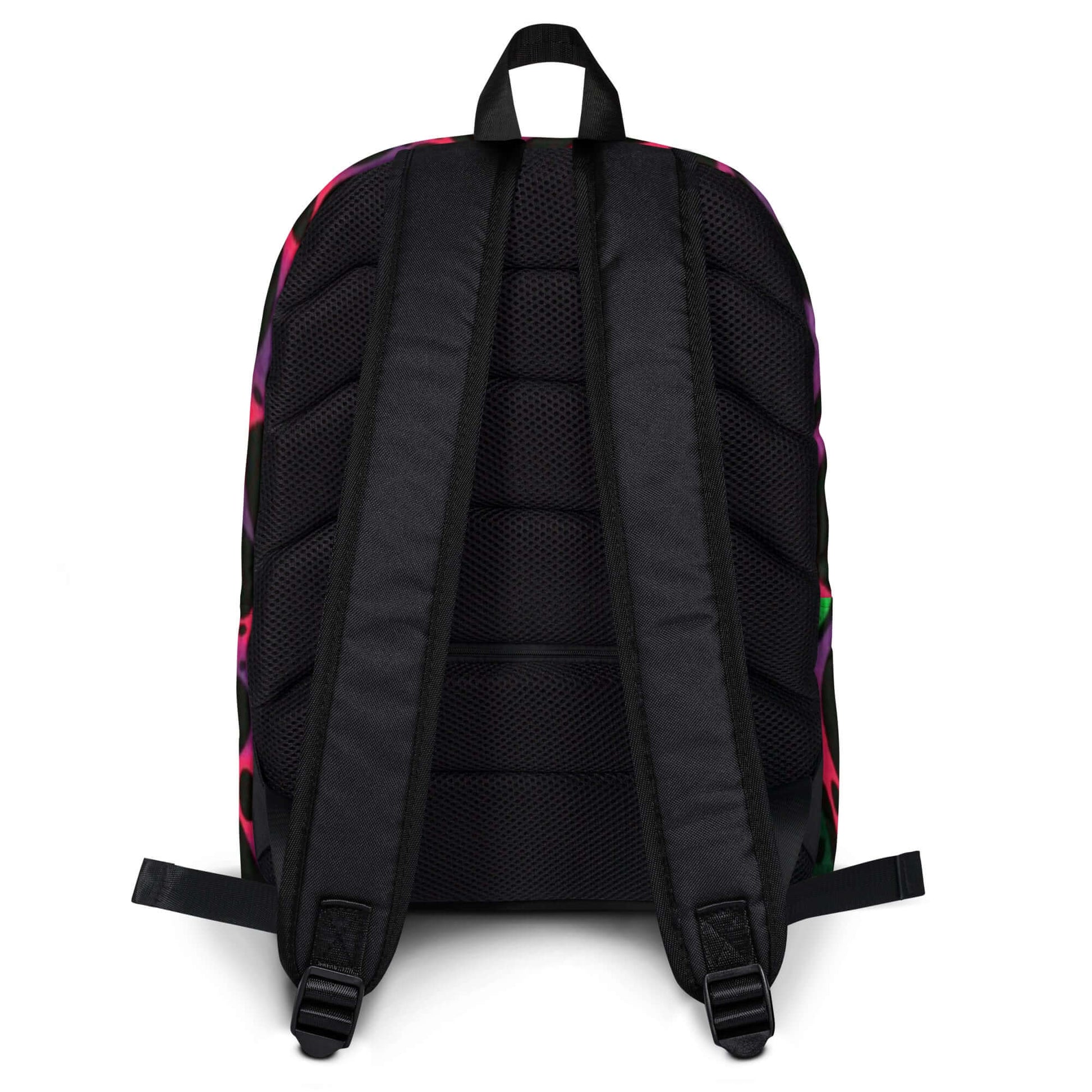 MOCHILA LUNARES - Vista trasera de la mochila URBAN unisex con correas acolchadas y diseño moderno.