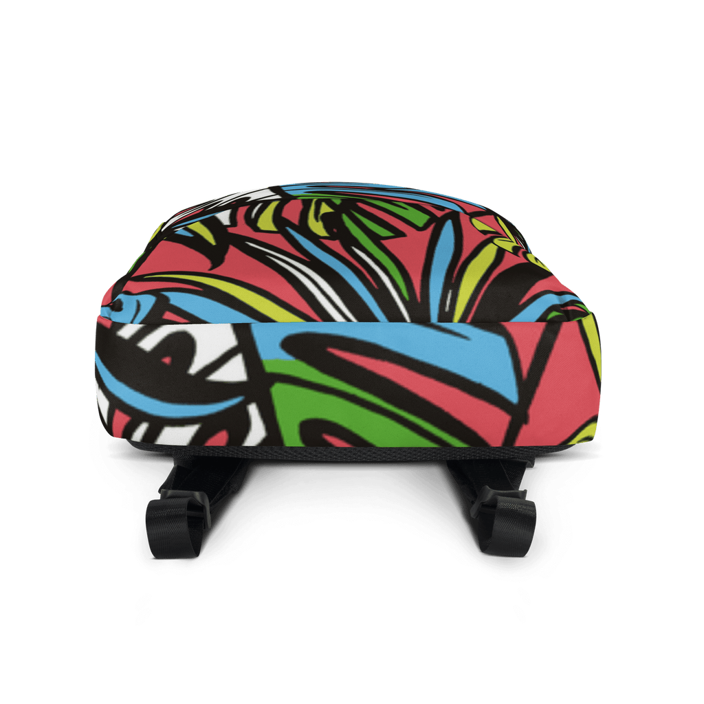 🔵 SELVA 🔵 - Mochila URBAN Unisex 🔵 con diseño artístico y colorido, ideal para un estilo urbano.