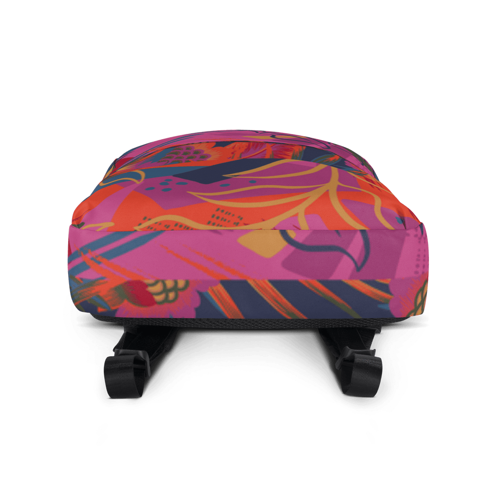 FLORES - Mochila URBAN Unisex - diseño urbano floral en colores vibrantes, ideal para estilo streetwear.