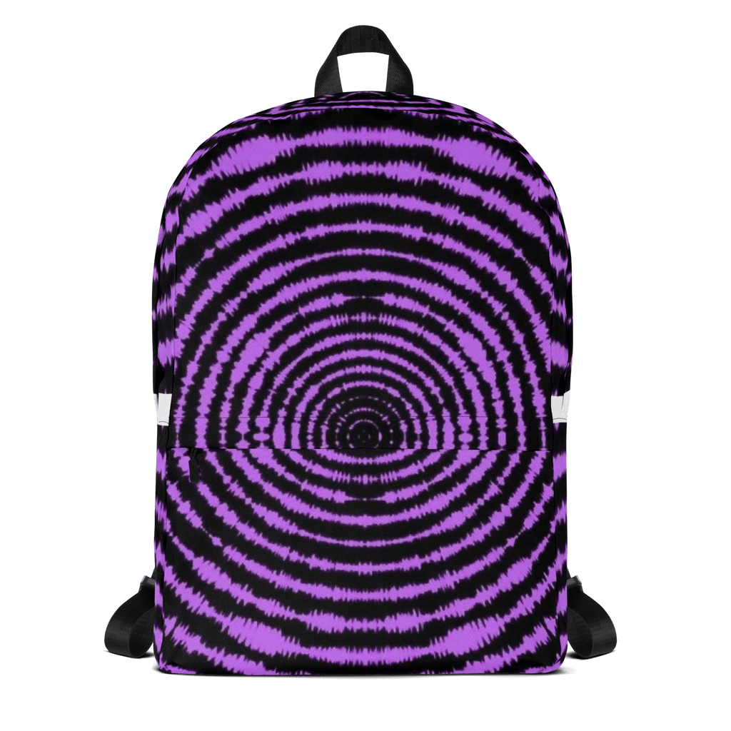 🔵 ESPIRAL MORADA 🔵 - Mochila URBAN Unisex 🔵 con diseño de espiral morada en estilo streetwear.