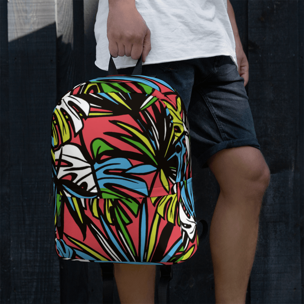 SELVA - Mochila URBAN Unisex - Estampado selvático colorido en mochila de estilo streetwear.