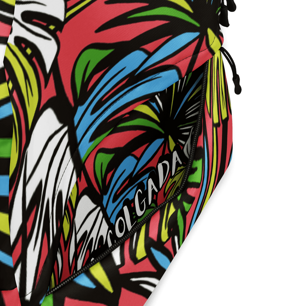 🔵 SELVA 🔵 - Mochila URBAN Unisex 🔵 con diseño estampado selvático colorido de La Colgada.