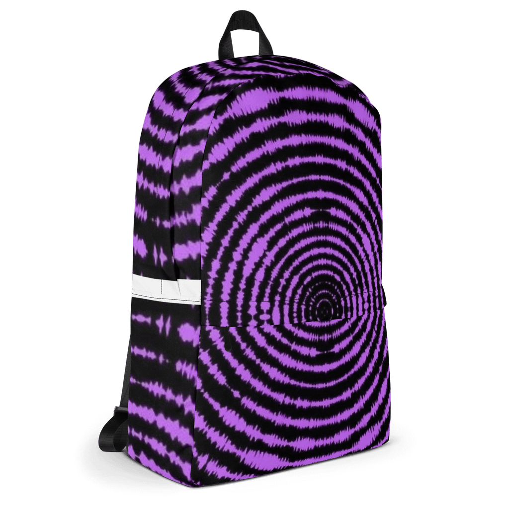 🔵 ESPIRAL MORADA 🔵 - Mochila URBAN Unisex 🔵 con diseño hipnótico de espiral morada.
