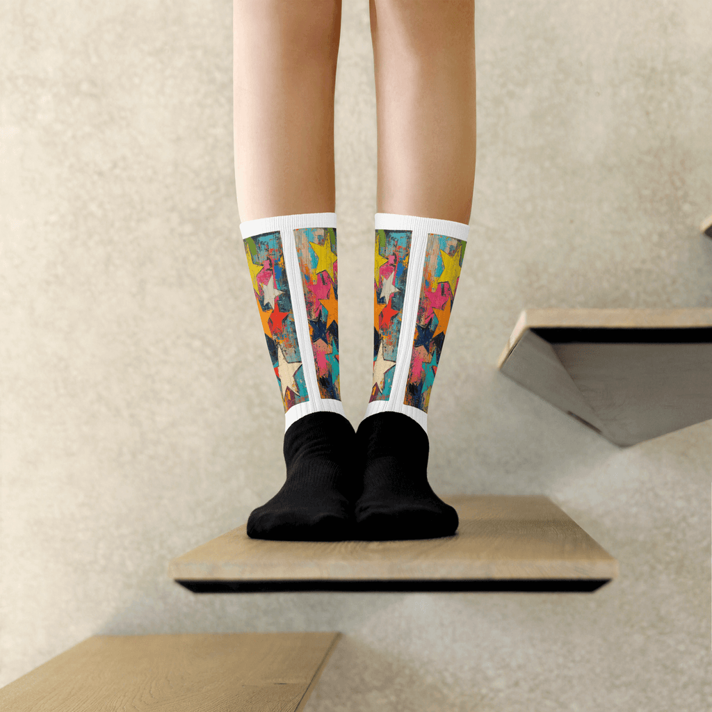 🧦 CALCETINES ESTRELLAS COLORES URBAN Unisex 🧦.
