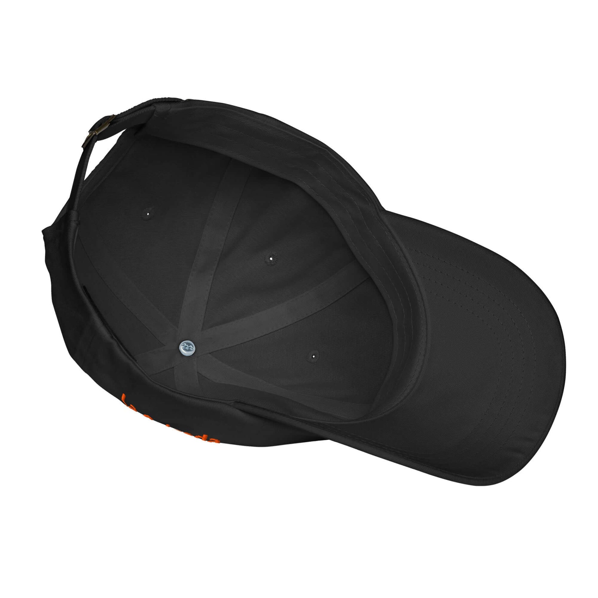 GORRA PROHIBIDO - Vista superior de la gorra bordada URBAN en color negro, ideal para un estilo streetwear unisex.