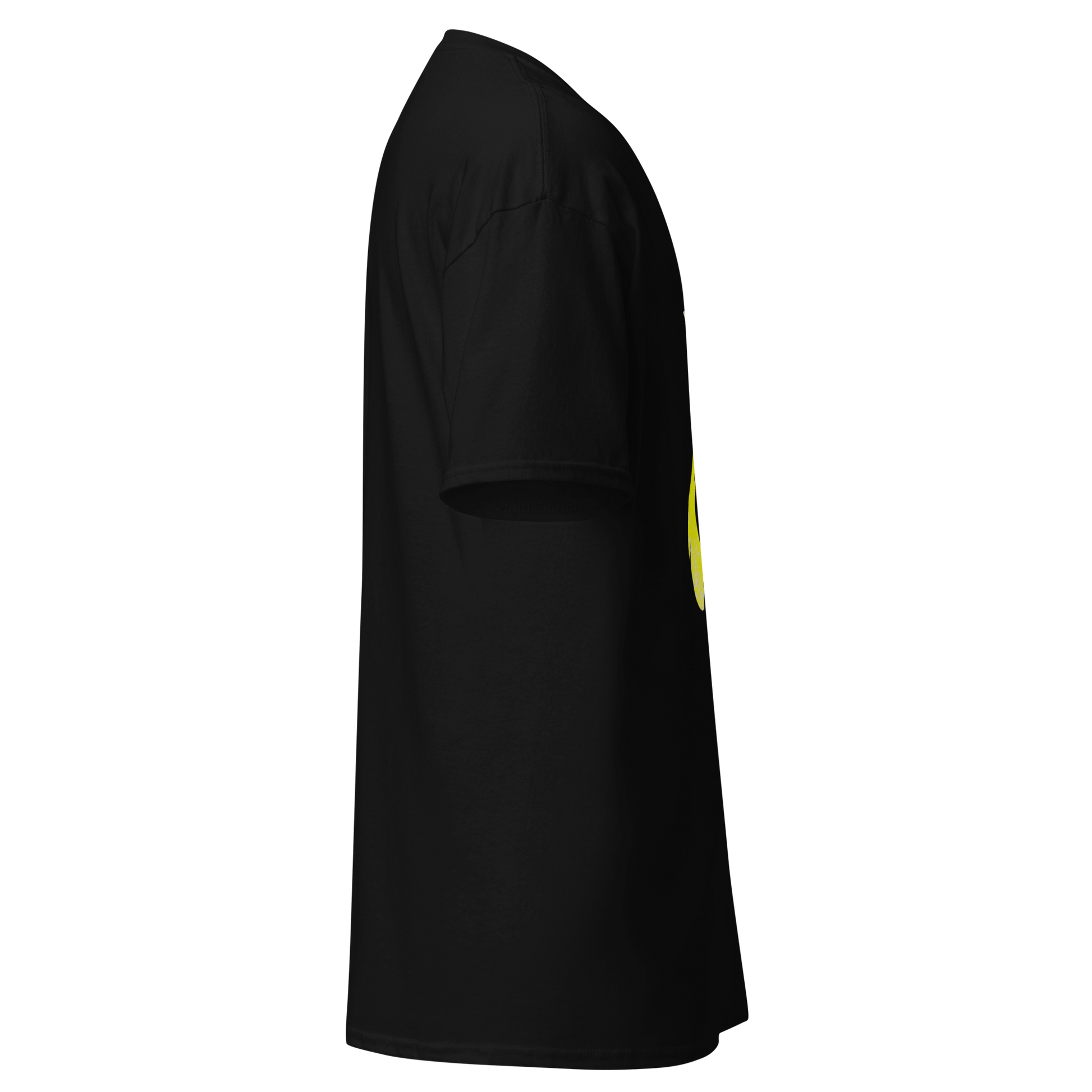 🔵👸 ALICIA EN TATTOOLAND 🎯 - Camiseta Unisex vista lateral en color negro con diseño exclusivo.