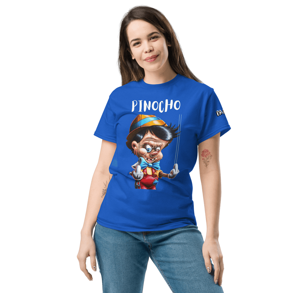 🔵🎭 PINOCHO 🎭 - Camiseta Unisex 🎯.