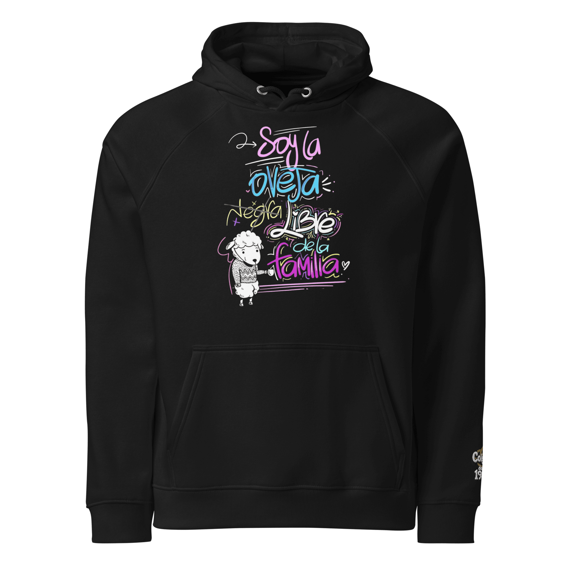 🔵🐑 SUDADERA LA OVEJA NEGRA - UNISEX 🐑🔵.
