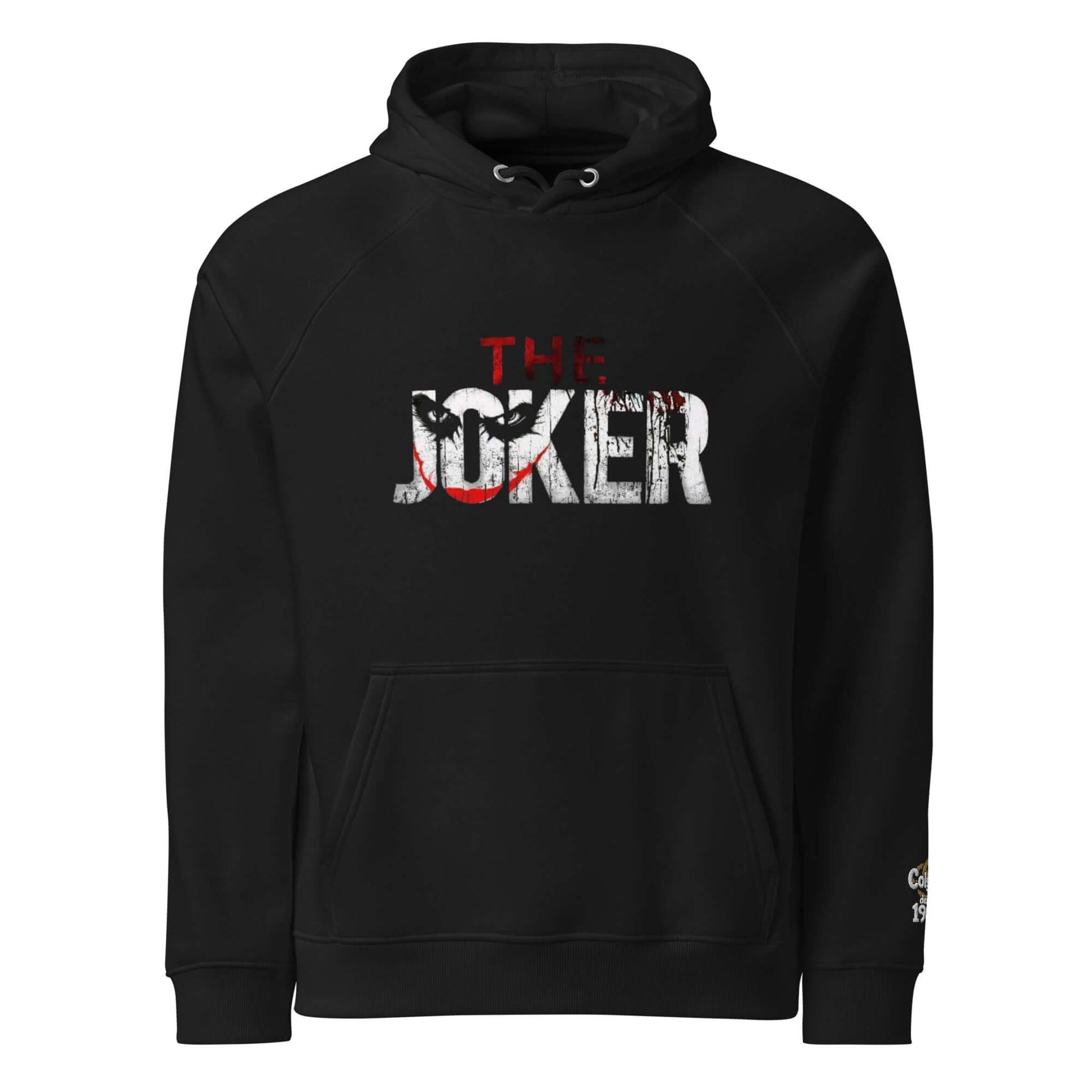 🔵🃏 JOKER - SUDADERA UNISEX 🃏🔵 en color negro con diseño exclusivo de The Joker.