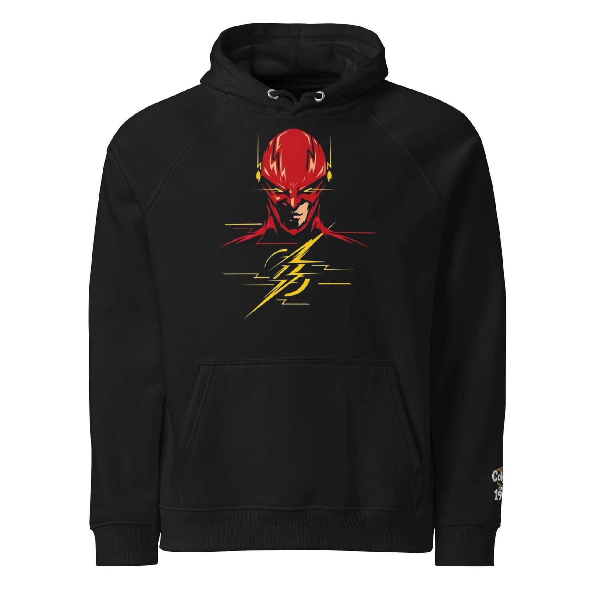 SUDADERA 🔵 FLASH 🔵 - Sudadera con Capucha Unisex con diseño del héroe veloz, ideal para estilo y comodidad.