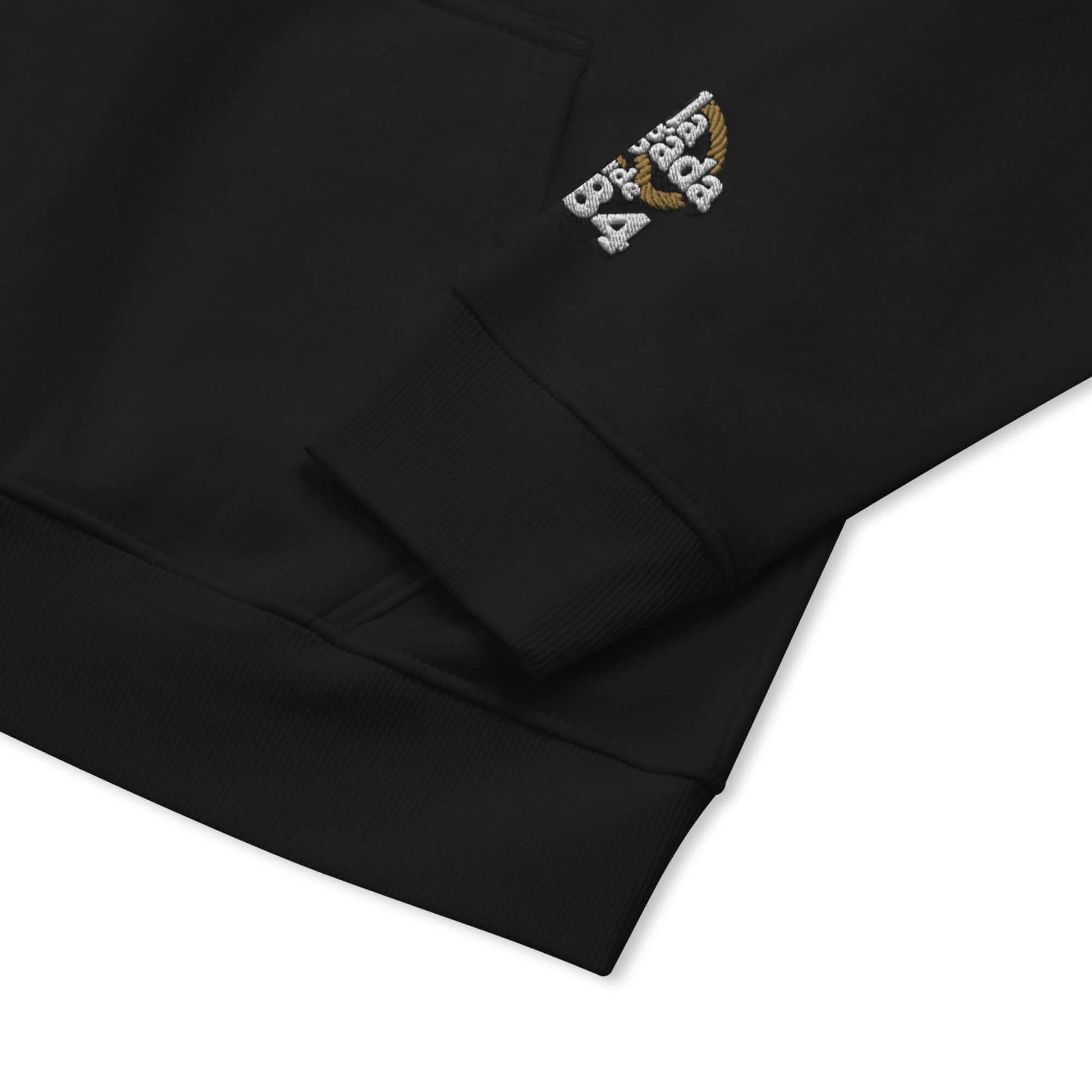 SUDADERA KARMA -UNISEX ¡Lo que das, vuelve!  fusiona el arte urbano en color negro con diseño exclusivo.